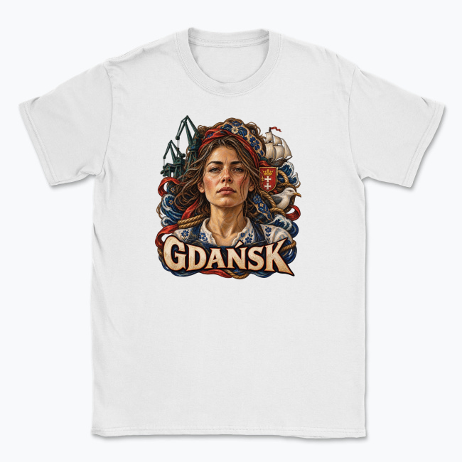 Gdański Morski Portret Ludowy - T-shirt