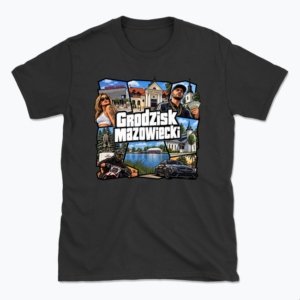 Grodzisk Mazowiecki Comic Collage - T-shirt