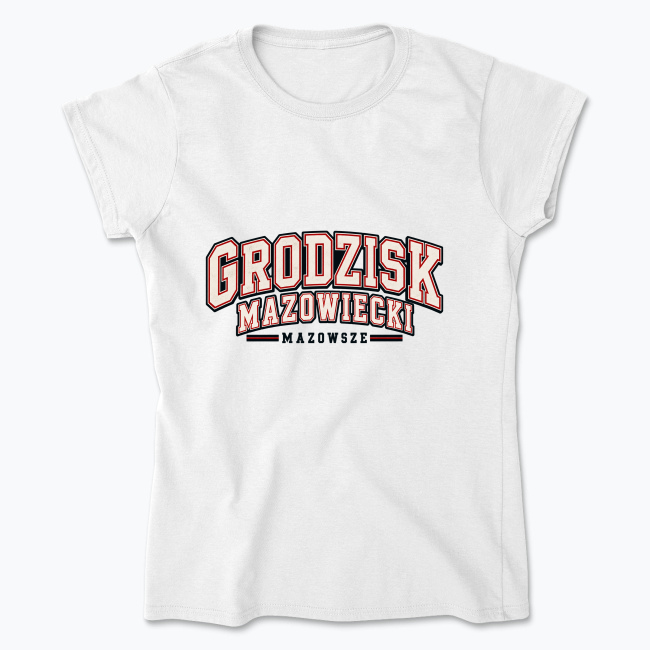 Grodzisk Mazowiecki Varsity - Koszulka damska