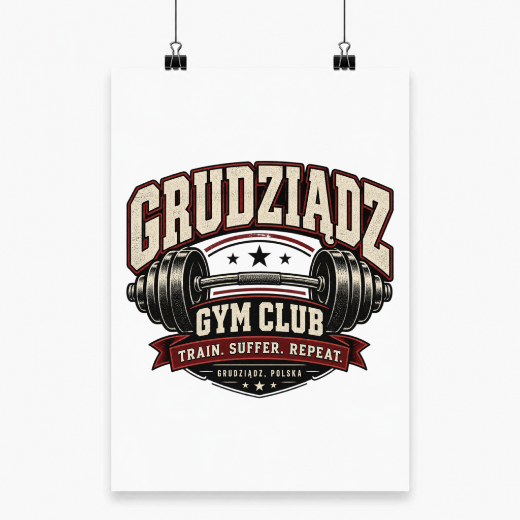Grudziądz Vintage Gym Club - Plakat