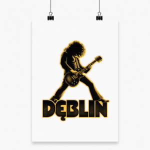 Guitarist Over DĘBLIN - Plakat