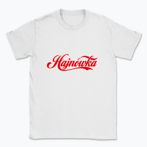 Hajnówka Red Script - T-shirt