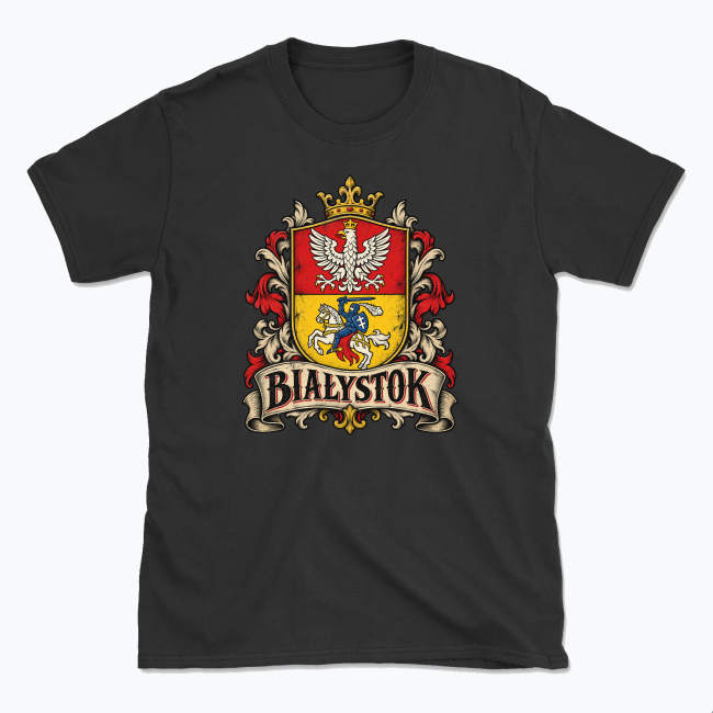 Herb Białegostoku Vintage - T-shirt