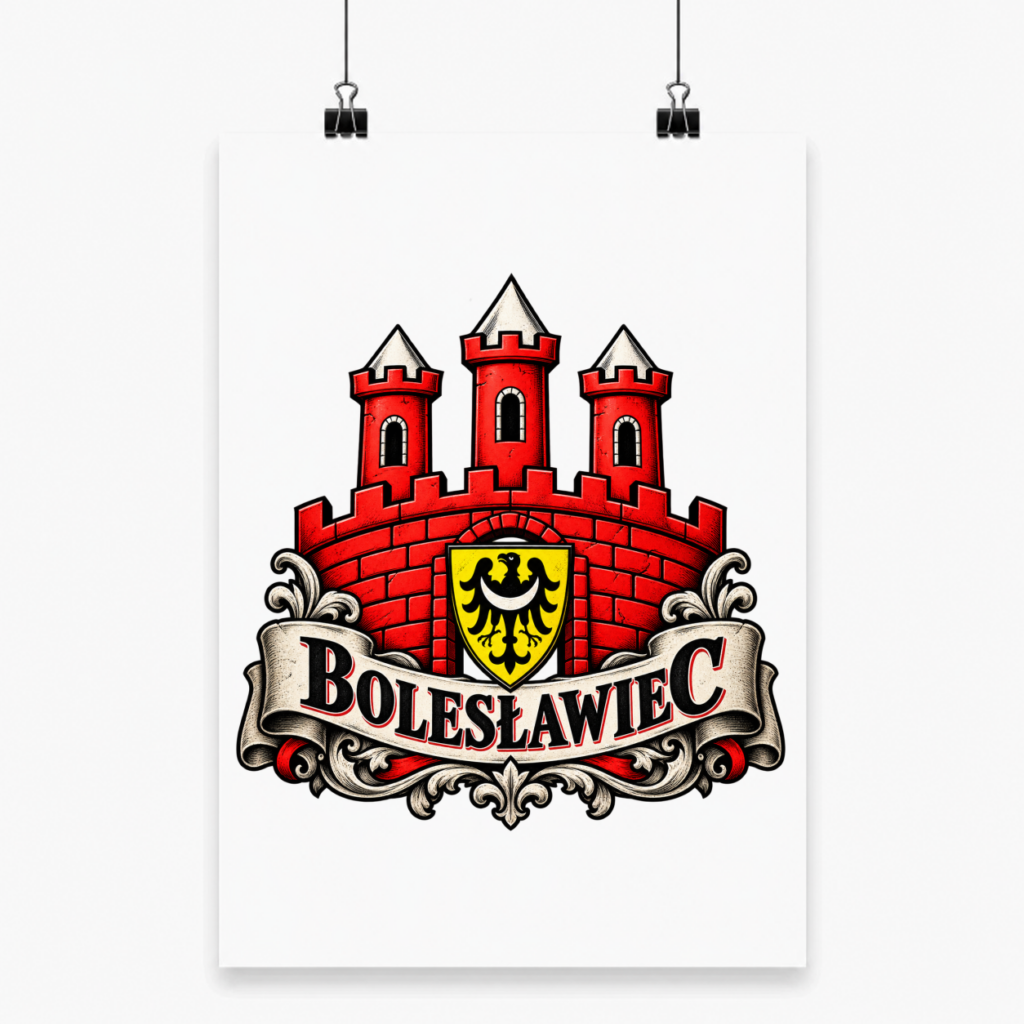 Herb Bolesławca - Plakat