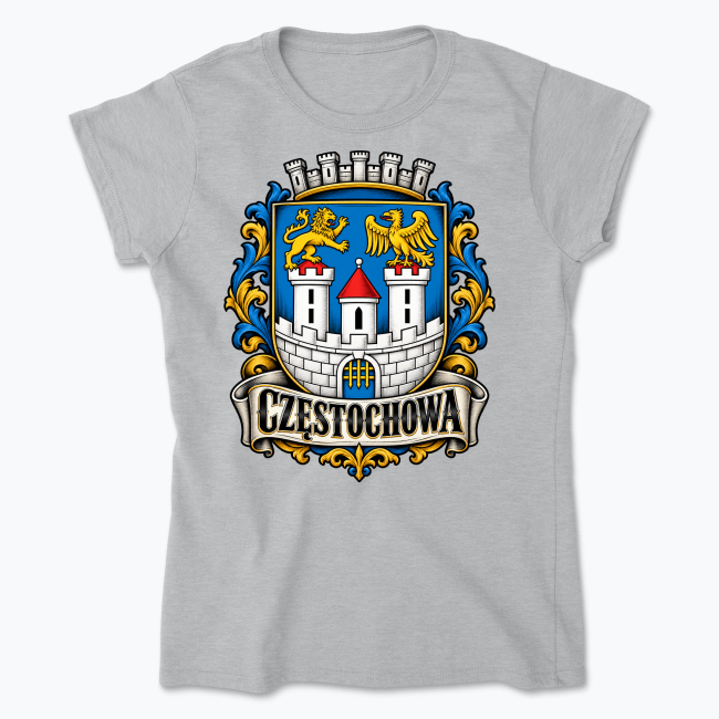 Herb Częstochowy - Koszulka damska