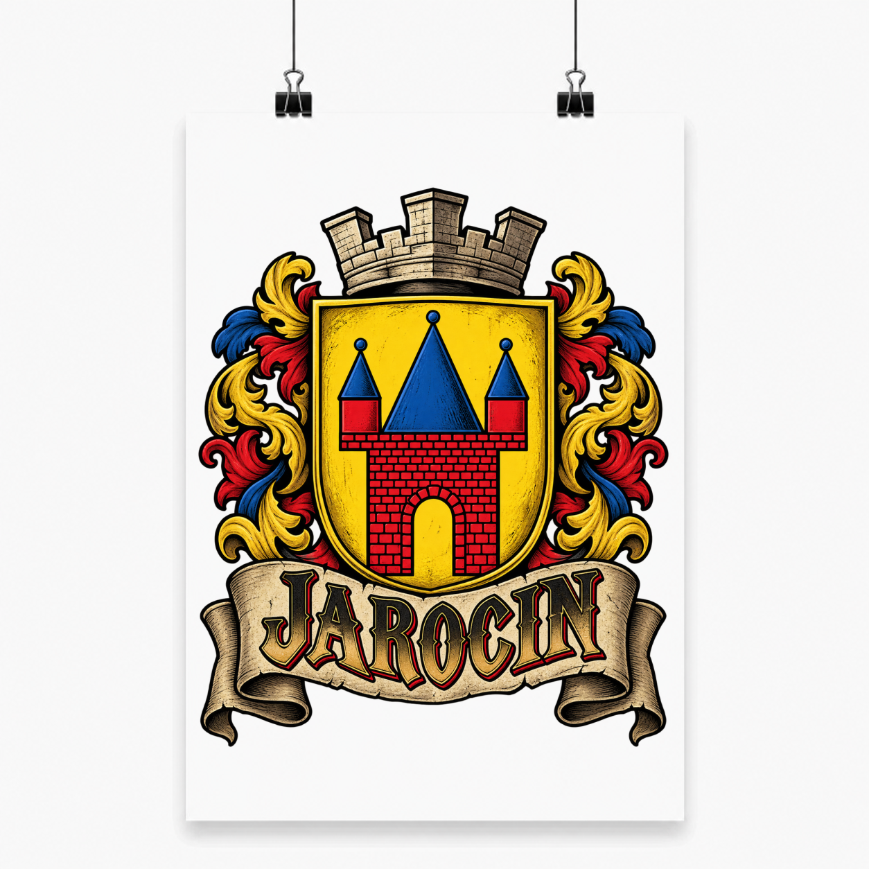 Herb Jarocina 2 - Plakat