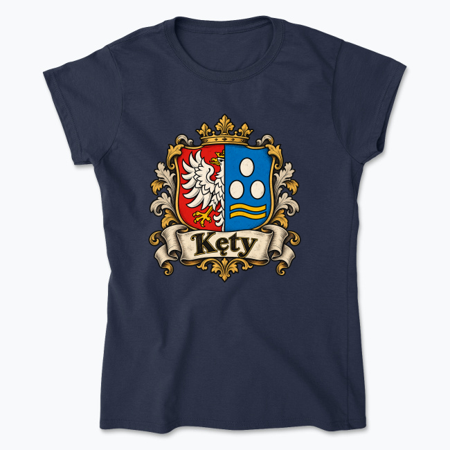 Herb Kęty - Koszulka damska