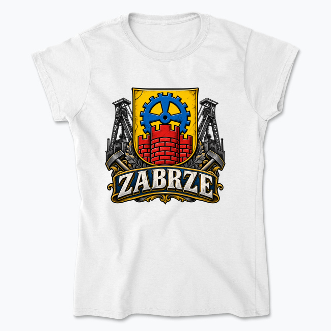 Herb Zabrza - Koszulka damska