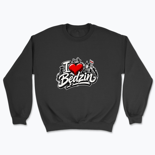 I love Będzin - Bluza