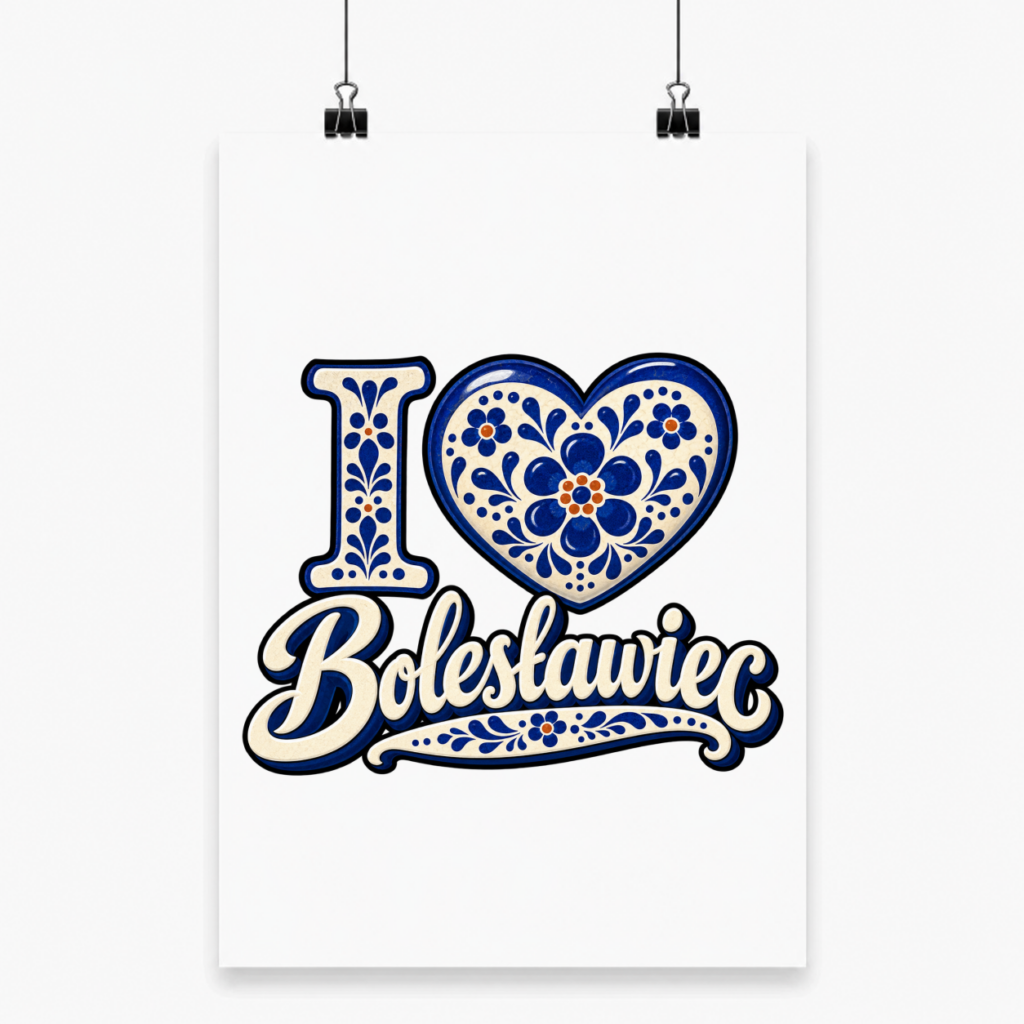 I Love Bolesławiec - Plakat