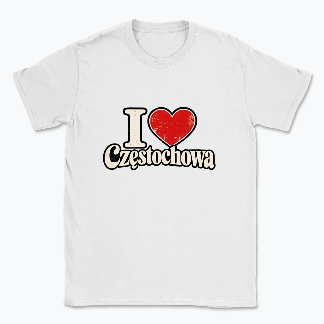 I Love Częstochowa - T-shirt