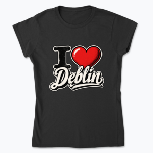 I Love Dęblin Retro - Koszulka damska
