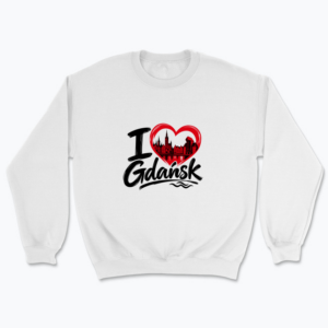 I Love Gdańsk Skyline - Bluza