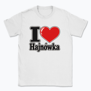 I Love Hajnówka Sticker - T-shirt
