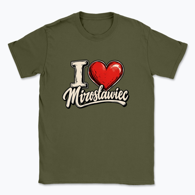I Love Mirosławiec - T-shirt