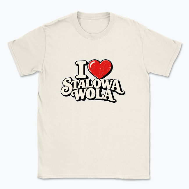 I Love Stalowa Wola Retro - T-shirt