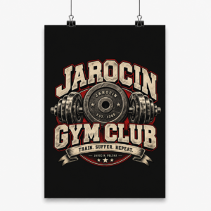 Jarocin Vintage Gym Club - Plakat