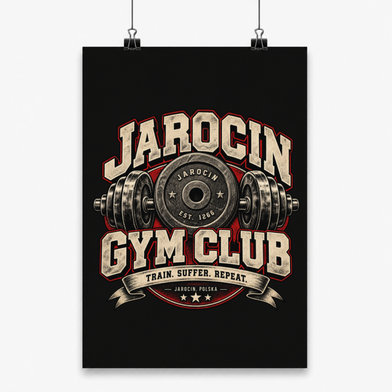 Jarocin Vintage Gym Club - Plakat