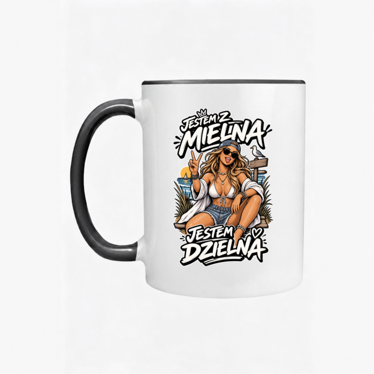 Jestem z Mielna Beach Babe - Kubek