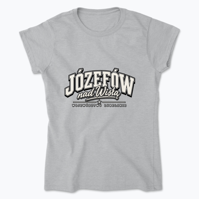 Józefów nad Wisłą Varsity - Koszulka damska