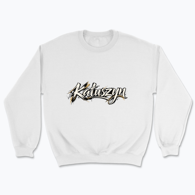 Kałuszyn Brushstroke Wordmark - Bluza