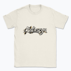 Kałuszyn Brushstroke Wordmark - T-shirt