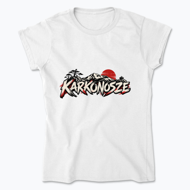 Karkonosze Ink Mountain - Koszulka damska