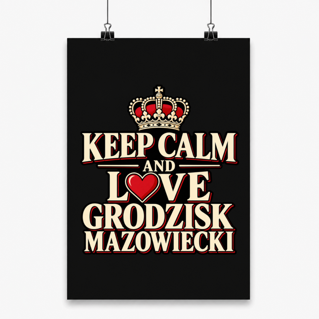 Keep Calm and Love Grodzisk Mazowiecki - Plakat