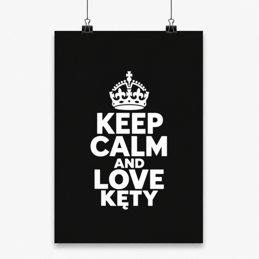Keep Calm and Love Kęty - Plakat