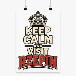 Keep Calm and Visit Rzepin - Plakat