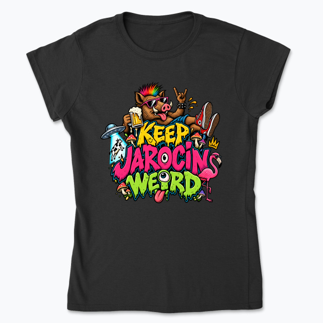 Keep Jarocin Weird - Koszulka damska