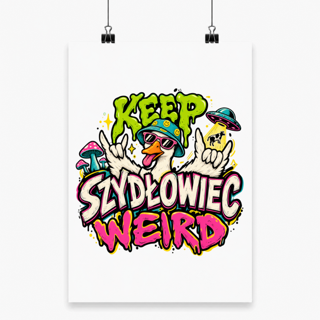Keep Szydłowiec Weird - Plakat
