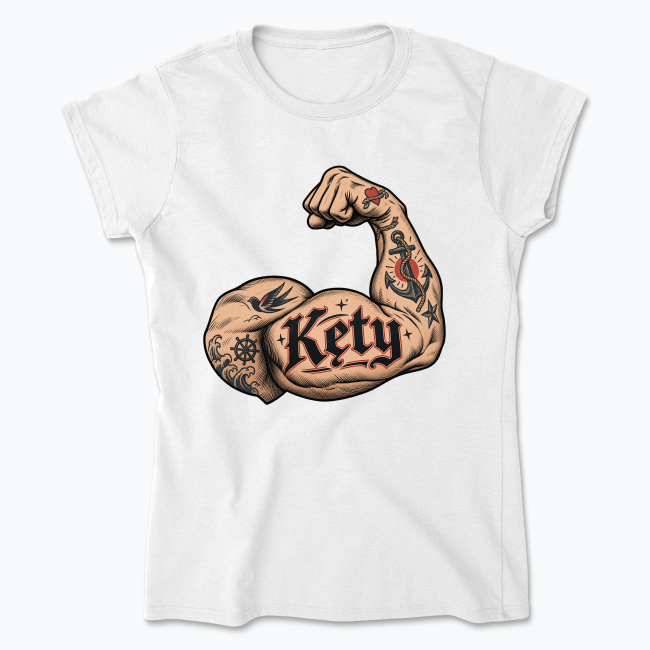 Kęty Tattoo Flash Arm - Koszulka damska