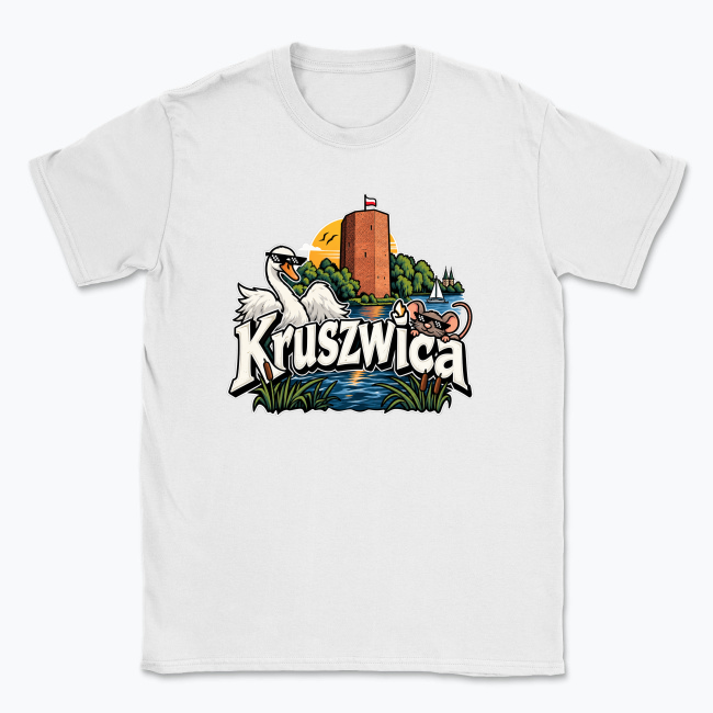 Kruszwica Mouse Tower Sticke - T-shirt