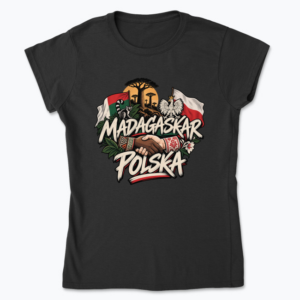 Madagaskar–Polska Friendship - Koszulka damska