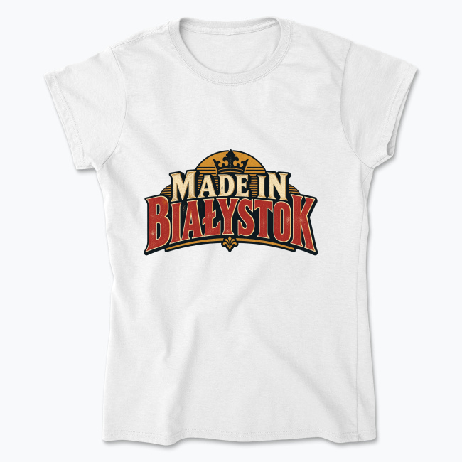 Made in Białystok Vintage - Koszulka damska