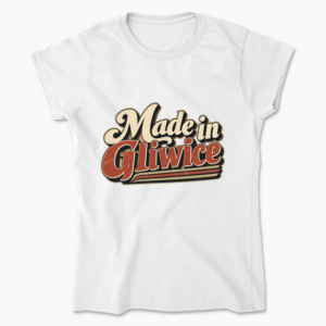 Made in Gliwice Retro - Koszulka damska