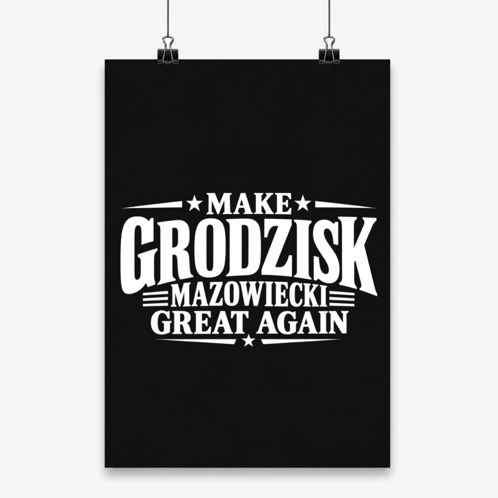 Make Grodzisk Mazowiecki Great Again - Plakat