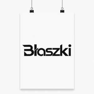 Minimalist Błaszki - Plakat