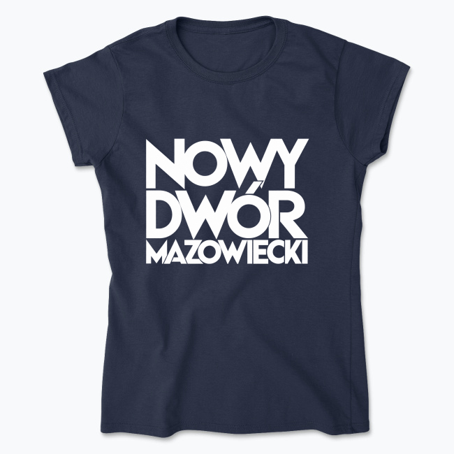 Minimalist Nowy Dwór Mazowiecki - Koszulka damska
