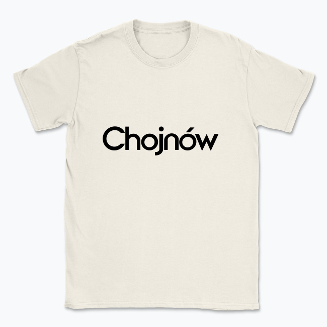 Minimalistyczny napis Chojnów - T-shirt