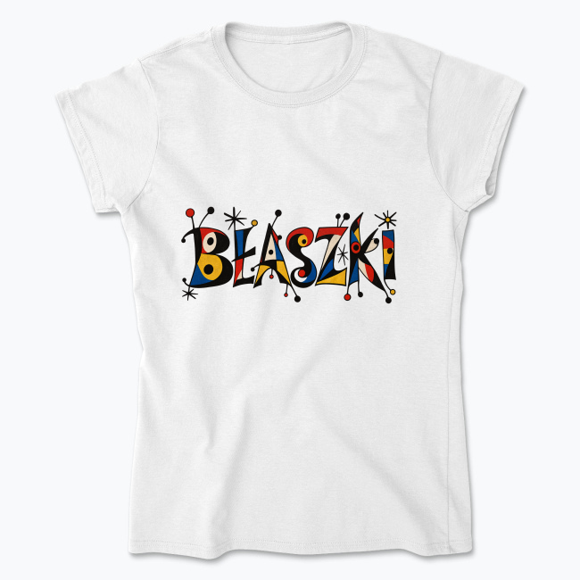 Miró-Inspired BŁASZKI - Koszulka damska