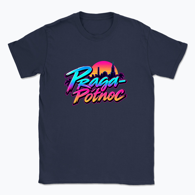 Neon Praga-Północ - T-shirt
