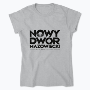 Nowy Dwór Mazowiecki Typographic - Koszulka damska