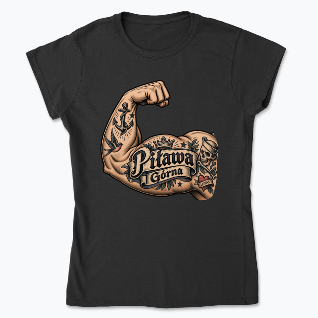 Piława Górna Tattooed - Koszulka damska