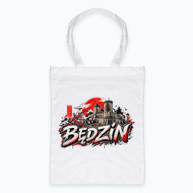 Plakat Graffiti Sakura na zamku w Będzinie - Torba