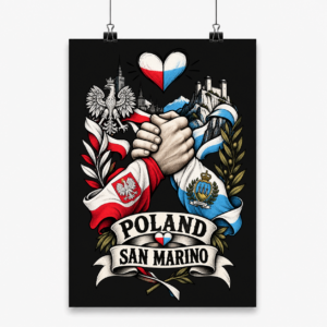 Poland–San Marino Friendship - Plakat