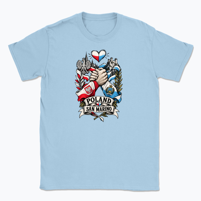 Poland–San Marino Friendship - T-shirt