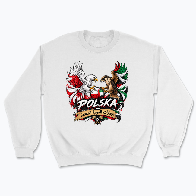 Poland vs UAE Football Emblem - Bluza