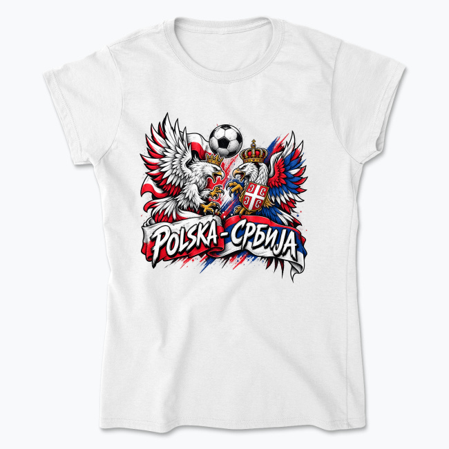 Polska–Србија Eagle Showdown - Koszulka damska